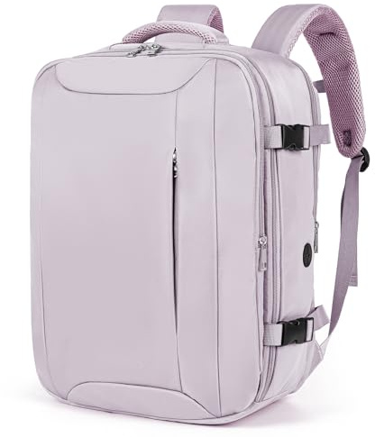 Hayayu Bagage Cabine 45x36x20 pour Easyjet Sac À Dos Voyage Cabine Avion 30L Sac 45x36x20 Bagage a Main avec Compartiment Séparé pour Ordinateur Portable 15,6 Pouces avec Pochette Antivol
