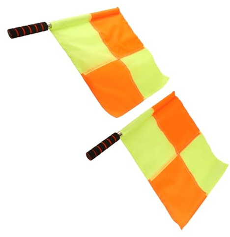 Banderas de árbitro, Bandera de árbitro Kit de árbitro de Fútbol Banderas de Fuera de Juego de Juez de Línea Banderas de Voleibol Equipo de árbitro de Juez de Línea para Partidos