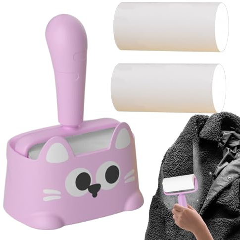 Rouleau anti-peluches, accessoire de nettoyage réutilisable - Épilateur pour le linge - Pour chats, chiens, animaux, canapé, tapis, tissu, pull, lit, maison, bureau et siège de voiture