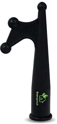 EVERSPROUT Boat Hook Attachment | Floats & Super Strong | Twists onto 3/4 Acme Thread Pole Tip | Marine Mooring (Hook Only, No Pole)