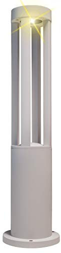 Universo Lampione moderno giardino IP65 LED COB potenza 12W resa luce 120W palo illuminazione viale percorso pedonale lampioncino H. 60cm alimentazione 230V (colore bianco temperatura luce 3000K)
