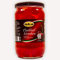 Food-United Cocktail-Kirschen rot entsteint ohne Stiel 1 Glas Füllmenge 770g ATG 420g aromatisch süß Belegkirsche eingelegte Cocktail-Cherries Dekoration knackig Garnitur für Cocktails