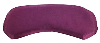 Yoga-Mad Augenkissen | Satin Augenkissen | Lavendel & Leinsamen gef�llt Yoga Kissen | Stressabbau Augenbeutel f�r Aromatherapie, Entspannung und m�de Augen (aubergine)