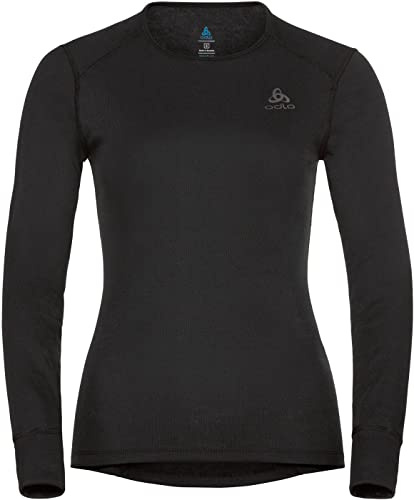 Odlo sous-vêtements Thermiques Active Warm pour Femme - Manches Longues - sous-vêtements de Ski Chauds