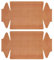 TRMF Dauerbackfolie 2er Set, Backpapier Kastenform, Das Premium Backpapier, Wiederverwendbar, hitzebeständig, antihaftbeschichtet, spülmaschinenfest (2-er Set Kastenform)