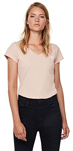G-STAR RAW Damen Slim V T Wmn Ss Tops, Lt Mauve, Medium