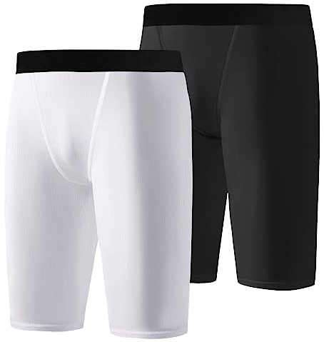 Valcatch Jeunes garçons Compression Shorts Spandex Athlétique Enfants Course sous-vêtements de Compression pour Basketball Baseball Soccer