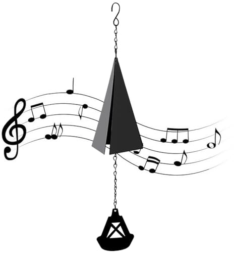 Windspiele, Metall Klangspiel Draußen Windspiele Große Windspiele Im Freien, 54cm Memorial Windspiel Klassisches Retro Dekor Klangspiele Für Garten Indoor Hof Hinterhof Dekoration,Garten Windspiel