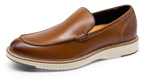 Bruno Marc Men's Dress Slip-on Classic Loafers Formal Shoes,Size 11,Brown,BMUMLS2503