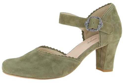 Hirschkogel Damen Trachten Pumps, Tundra, 38 EU