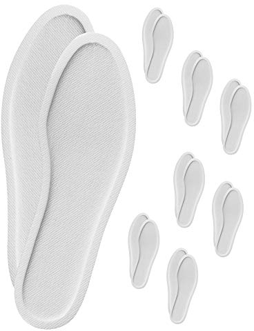 Cepewa Wärmepad Fußwärmer 8er Set Größe M Thermopad Sohlenwärmer Einlegesohlen 1 Paar (1 x 8er Set Fußwärmer M)