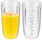 for NutriBullet Blender Replacement Cups 32oz, Replacement Spare Parts Accessories Compatible with NutriBullet 600W/ 900W Series Blender (2 Pack)