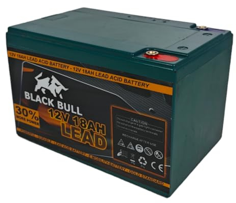 BlackBull BleiGelAkku AKKU 12V 18AH ersetzt 15AH, 14H, 12AH BleiAkku für E-Scooter
