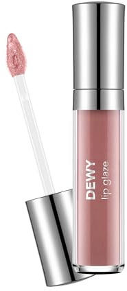 Flormar Dewy Lip Glaze – Gloss à lèvres hydratant et repulpant effet miroir – Longue tenue, non collant, soin nourrissant pour maquillage lumineux et lèvres soignées, 022 Walk With Me