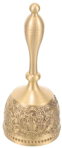 FUNOMOCYA Campana De Metal Jingle Bells para Estrechar La Mano Campana De Decorativa y Práctica