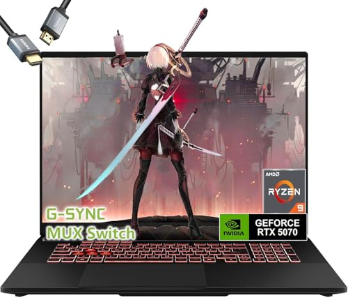 ASUS TUF A16 Gaming Laptop RTX 5070 MUX Switch - AMD Ryzen 9 270 Beat i9-12950HX -16“ FHD+ Display G-SYNC -64GB RAM -2TB SSD -RGB Backlit Keyboard -Webcam -2025 Portatil Gamer PC Copilot