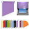 FENSTERROLLO DUOROLLO 50 CM BREIT 175 CM LANG PINK INKL. SEILZUG FENSTERROLLO KLEMMROLLO JALOUSIE