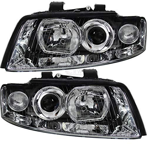 Diederichs Phares Audi A4 B6 Type 8E 00-04 Berline / Avant H7 + H7 Blanc Halogène Approuvé par StVZO