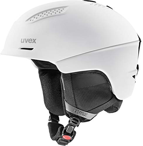 uvex ultra - skidhjälm för dam och herr - individuell storleksanpassning - optimerad ventilation - white/black - 59-61 cm