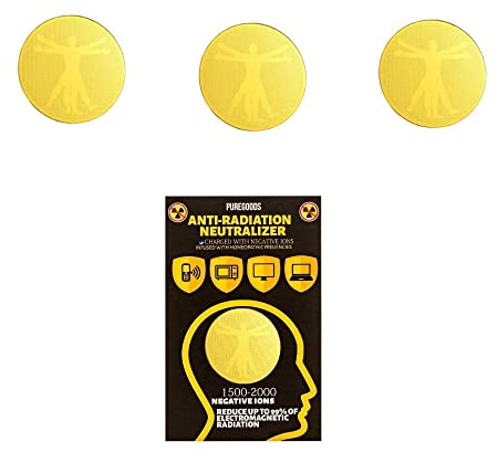 KAIAIWLUO EMF Schutz Strahlenschutz Handy Aufkleber Telefon Strahlenschutz Aufkleber Anti-Strahlungsschild Neutralisator-Blocker für Handy-Elektronik Laptops Tablets