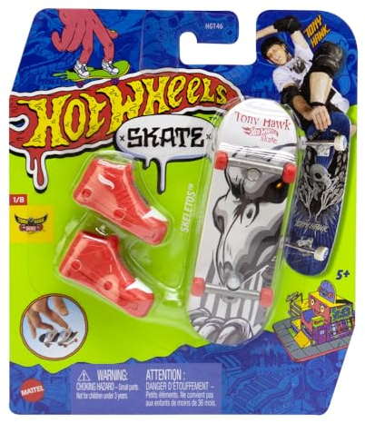 Hot Wheels SKELETOS™ Skateboard mit Tennis für Kinder ab 5 Jahren
