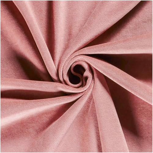 Nicky-Stoff Velour Nicky uni Zuschnitt ab 50 x 150cm Velourstoff Baumwolle Farbwahl