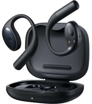 1MORE S51 Open Ear Headphones, Ultra-Lightweight Design, Secure Fit, Open Ear Earbuds Wireless Bluetooth, 40H Playtime, Bass More+ Technology, IPX5 Waterproof, Clear Calls, Game Mode