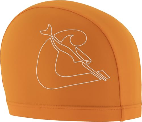 CRESSI Tago badmössa spandex, vuxen badmössa i spandex, orange/vit, en storlek