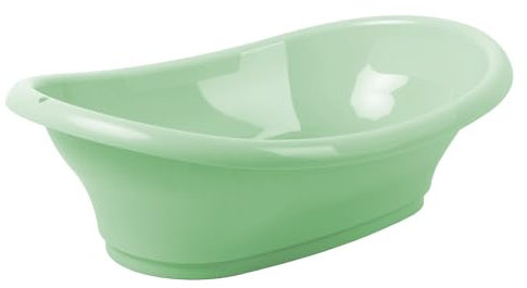 THERMOBABY - Baignoire VASCO - Bain de bébé - Pratique - Innovante - De la naissance à 10 mois - Vert Céladon - Fabriqué en France