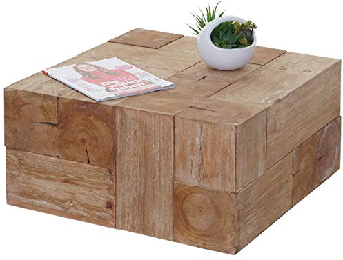 Mendler Couchtisch HWC-A15c 30x60x60cm Tanne