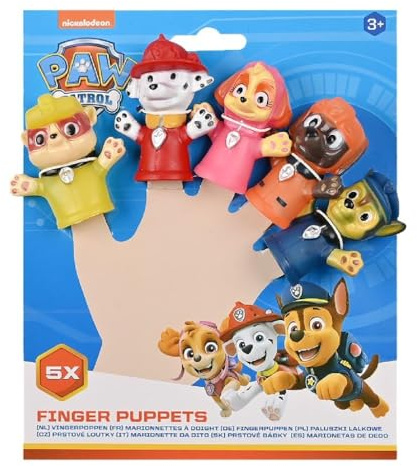 Jouetprive-Finger Puppets Paw Patrol, 5pcs.