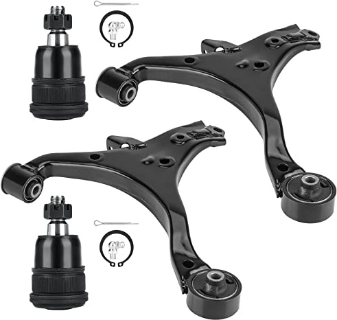Front Lower Control Arms w/Ball Joints Replacement Suspension Kit for 2001-2005 Honda Civic Sedan & Coupe, 2001-2005 Acura EL (4pc)