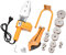Soudeuse Plastique, Machine à Souder avec 6 Jeux de Têtes de Filière 20/25/32/40/50/63mm Réglables avec Coupe-Tube Kit de Soudage en Plastique, Machine à Souder pour Tuyaux