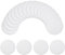 20 PCS Non Slip Bathtub Stickers Clear Safety Strips Bath Tub Stickers Shower Stickers for Safety Bathroom Tubs Shower Floor Non Slip Adhesive Stickers for Bath Tub Stairs Ladders(Round Shape, Clear)