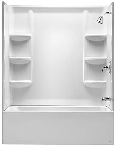 American Standard 2946BW.011 Studio 60 x 32 Bathtub Wall Set, Arctic