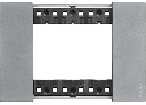Bticino KA4803NW Living Now Plaque 3 modules Moon 121 x 50 x 10 cm