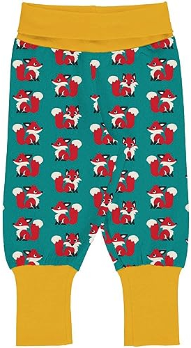 Maxomorra Biobaumwoll-Hose mit Kummerbund/Fuchs 62/68