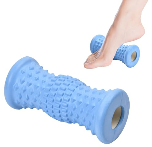 Bezavea Portable Sports Foam Roller, High Density EVA Material Muscle Massage Roller for Back, Calf, Legs, Arms and Feet, Versatile Deep Tissue Muscle Tension Relief (Blue)