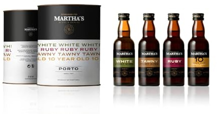 Martha´s Vinho do Porto Gift Box (Branco, Ruby, Tawny, 10 Years Old) 20cl