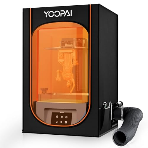 YOOPAI Resin 3D Drucker Gehäuse mit Belüftung, Multifunktionale 3D Drucker Abdeckung Beseitigen Sie Gerüche staubdicht Isolieren Sie Lärm für Creality Anycubic Elegoo Serie