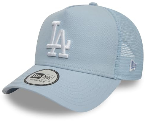 Los Angeles Dodgers New Era League Essential Trucker Navy White Pastel Blue