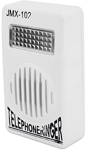 Tuesoa RJ11 Adaptador Anillo de telefono Ruidoso Amplificador de Flash Timbre para Telefono Fijo