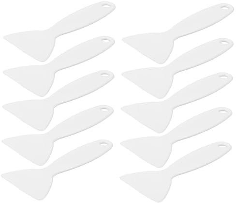 Operitacx 10pezzi Pala Per Congelatore in Plastica Pp Raschietto Per Frigorifero e Congelatore Strumento Per Rimozione Ghiaccio Pulizia Frigorifero e Finestre Paletta Per Ghiaccio