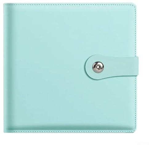 babominimer Album à 100 pochettes pour billets et timbres - 25 feuilles recto-verso - Grande capacité de stockage de billets, timbres, cartes postales, billets et objets de collection - Durable (bleu)