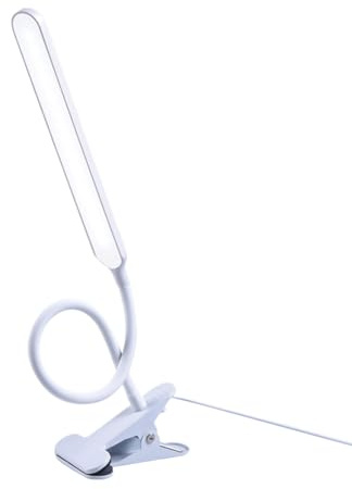 Studielampa | Justerbar Svängbar Arm Med Klämma För Läslampa | USB-Driven LED-belysning För Studierum Barnkammare Vardagsrum | Barn Dorm Sovrum Vardagsrum