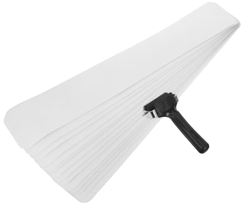 HOODANCOS Strisce Antiscivolo Autoadesive Trasparenti per Vasca da Bagno e Gradini in Legno Set da 15 Pezzi con Rullo Applicatore Nastro di Sicurezza ad Alta Trazione per Scale Piscine e