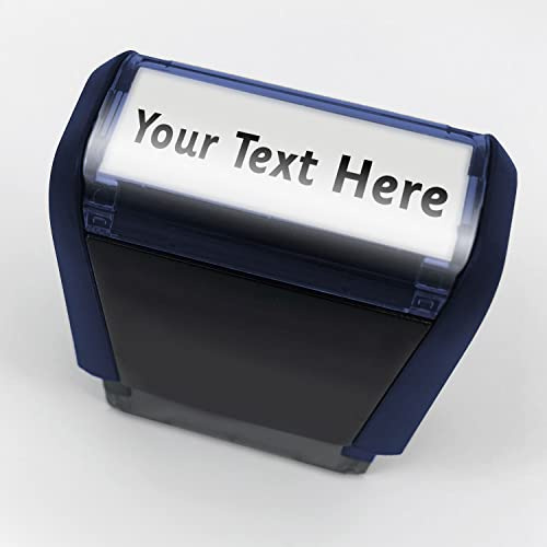 Personalised Wording Office Business Nurse Doctor Healthcare Hospital NMC GMC Number Self-Inking Stamp Stamper 38x14mm Primary Teaching Services (Black)