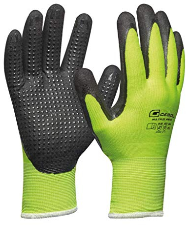 Gebol Multi Flex Winter (1 Paar) - Handschuhe mit Nitril-Mikroschaum Beschichtung, Isolierendes Acryl-Futter, Kälteschutz für Bau & Montage, für Herren, XL (Gr. 10)
