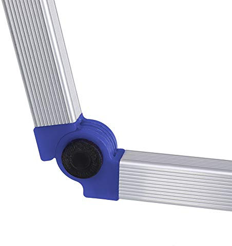 Raccoglitore di rifiuti pieghevole, strumento manuale di raccolta della spazzatura pieghevole per raccoglitore di rifiuti(Blue handle)