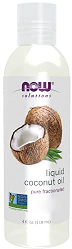 Now Foods, Liquid Coconut Oil (flüssiges Kokosöl), vegan, 120ml, Laborgeprüft, hohe Konzentration, Aromatherapie, Sojafrei